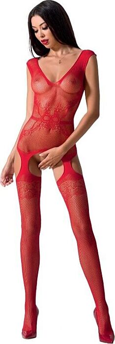 Passion woman bs062 bodystocking rojo talla unica
