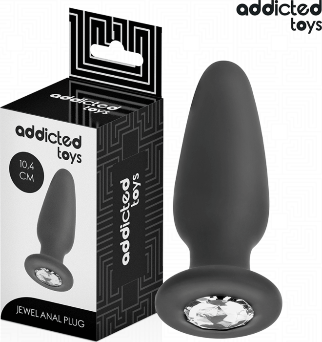 Plug Anal Addicted Toys Talla M con Joya