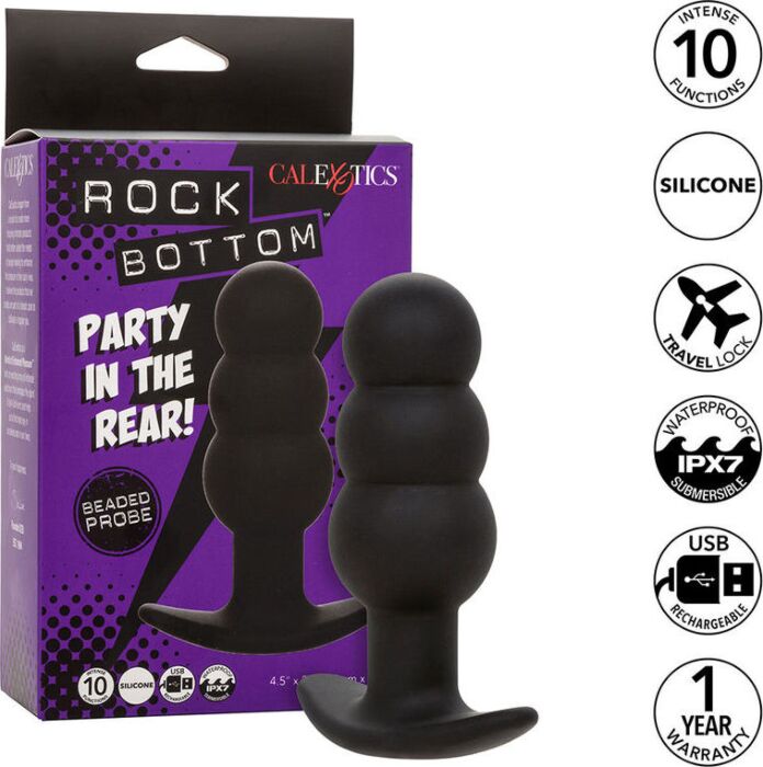 Plug Anal CalExotics Rock Bottom 10 Vibraciones
