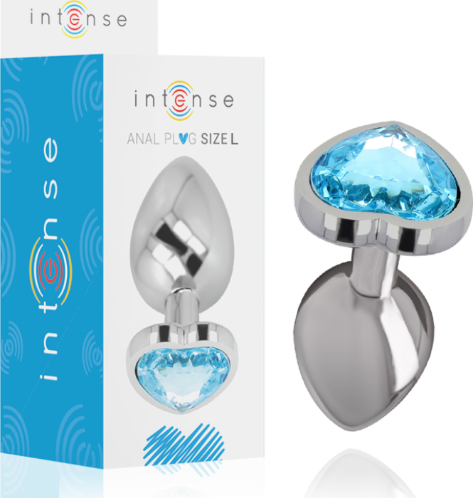 Plug Anal Corazón Azul
