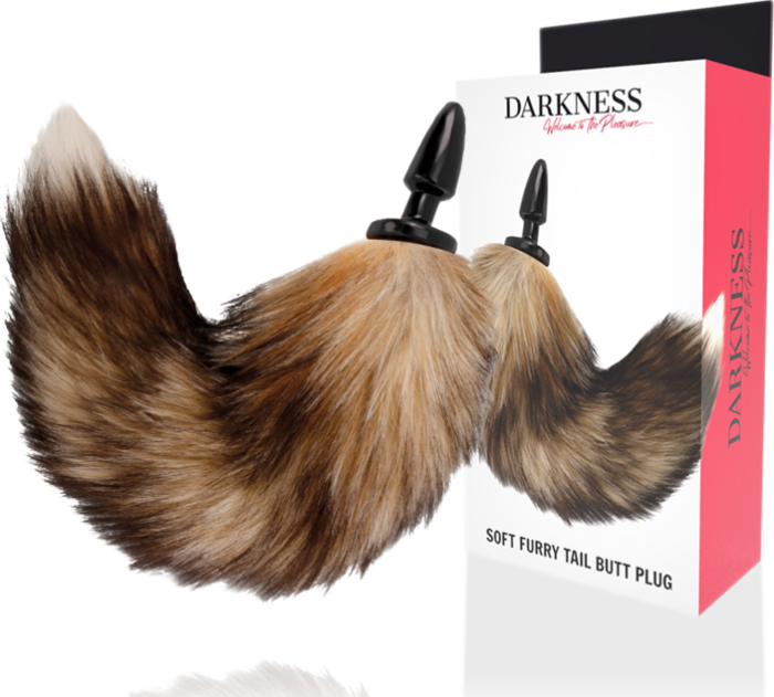 Plug Anal BDSM DARKNESS 10 cm avec Cola Naturelle