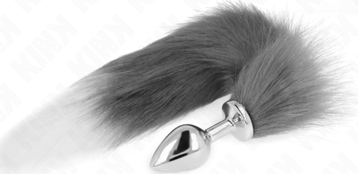 Plug Anal KINK M con Cola Sintética - Placer Único Plug Anal KINK M con Cola Sintética - Placer Único