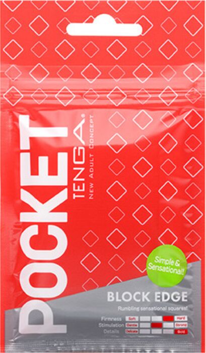 POCKET TENGA BLOCK EDGE POCKET TENGA BLOCK EDGE