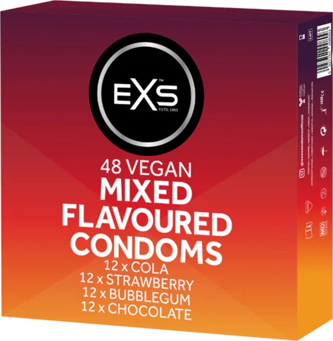Préservatifs Exs Mixed Flavours — Pack 48 Préservatifs Exs Mixed Flavours — Pack 48