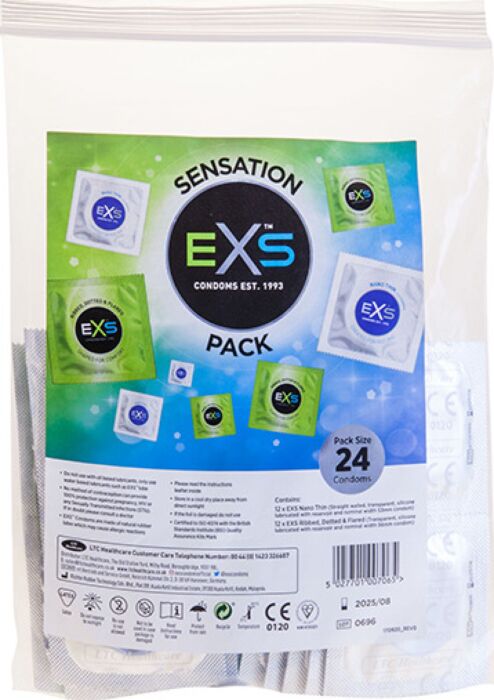 Préservatifs Exs Sensation 24s - Pack 24 Préservatifs Exs Sensation 24s - Pack 24
