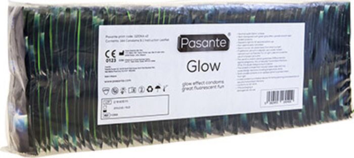 Préservatifs PASANTE Glow phosphorescents 144 unités Préservatifs PASANTE Glow phosphorescents 144 unités