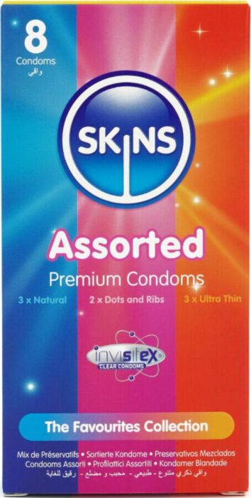 Preservativos Skins Pack 8 - Variedad Premium
