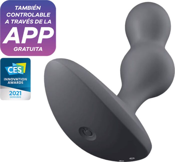 Satisfyer Deep Plug Vibrador Gris
