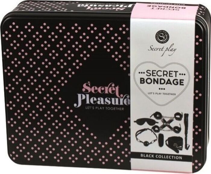 Set bondage 8 piezas negro