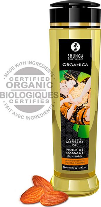 Shunga Massage Oil Almond Sweetness - Almendra Dulce Shunga Massage Oil Almond Sweetness - Almendra Dulce