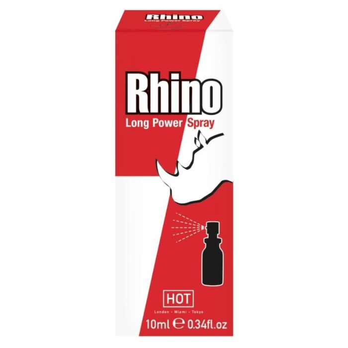 Spray Retardant HOT RHINO 10ML - Contrôle de l'éjaculation Spray Retardant HOT RHINO 10ML - Contrôle de l'éjaculation