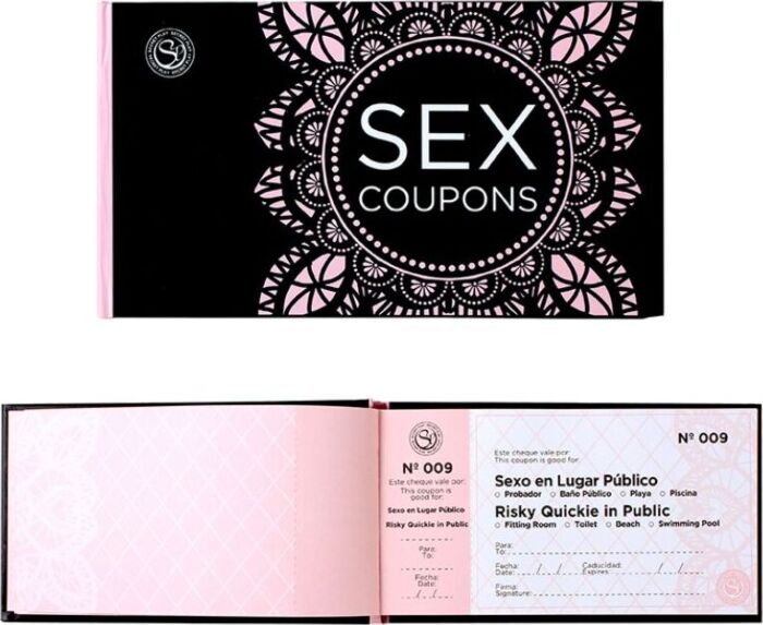 Jeu de coupons sensuels SECRETPLAY 50 pages Jeu de coupons sensuels SECRETPLAY 50 pages