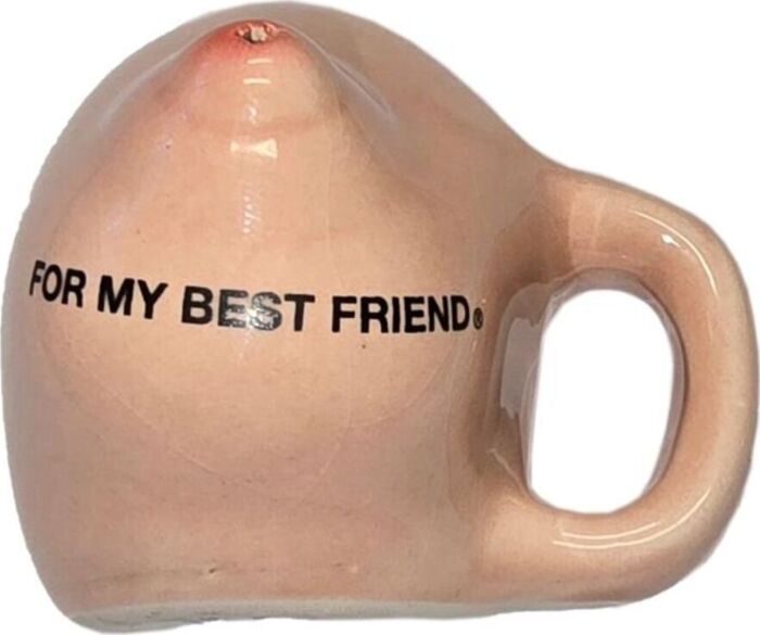 Vaso de chupito Diablo Picante Busto Femenino Imán