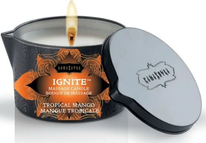Bougie de massage Kamasutra mangue tropicale 170 g