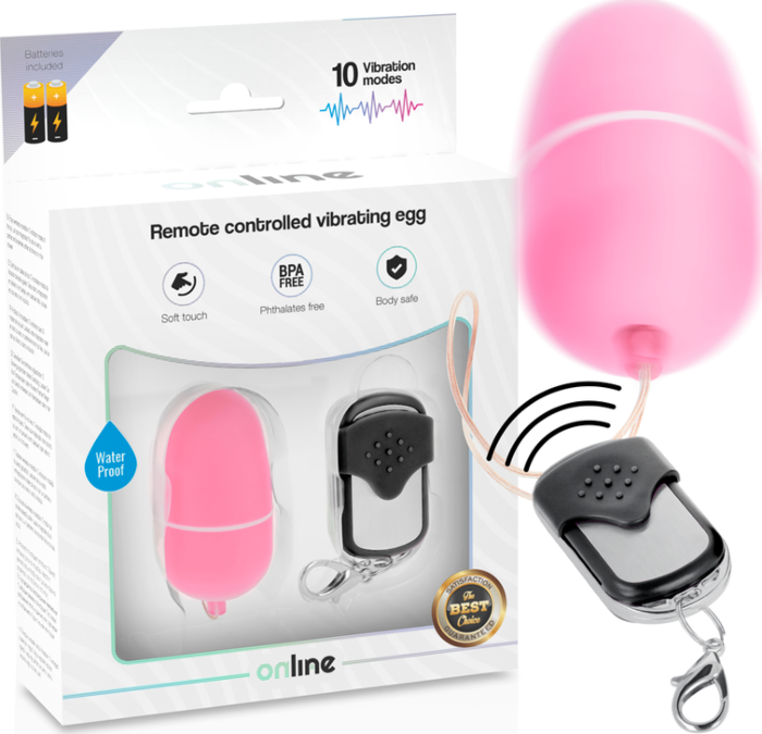 Vibrador Control Remoto Rosa