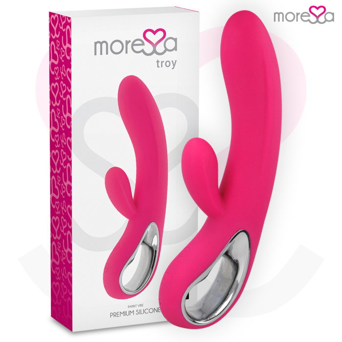 Vibrateur MORESSA Troy - Stimulation double en silicone