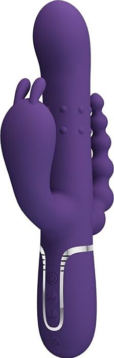 Vibrador Pretty Love Cammy 4 en 1 Morado Vibrador Pretty Love Cammy 4 en 1 Morado