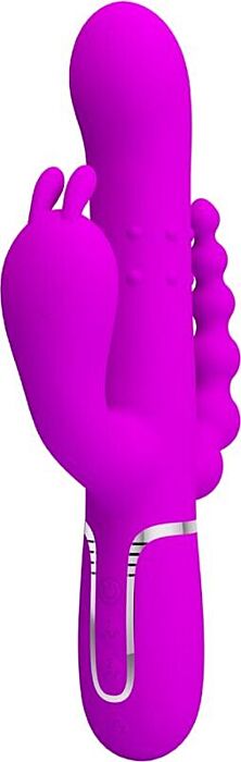 Vibrador Pretty Love Cammy 4 en 1 Rosa Vibrador Pretty Love Cammy 4 en 1 Rosa