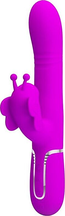 Vibrador Rabbit Pretty Love 4 en 1 Fucsia Vibrador Rabbit Pretty Love 4 en 1 Fucsia