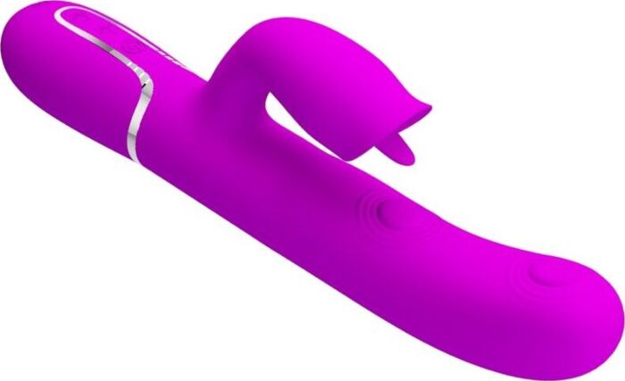 Vibrador Rabbit Pretty Love Licking Fucsia Vibrador Rabbit Pretty Love Licking Fucsia