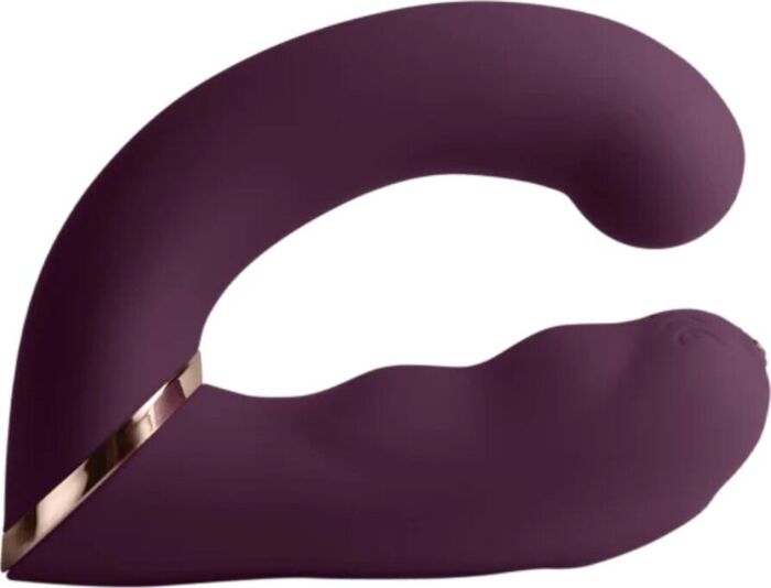 Vibrador Rocks-Off Gemini Doble Estimulación Morado