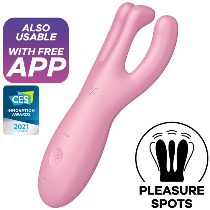 SATISFYER - THREESOME 4 VIBRADOR APP SATISFYER - THREESOME 4 VIBRADOR APP