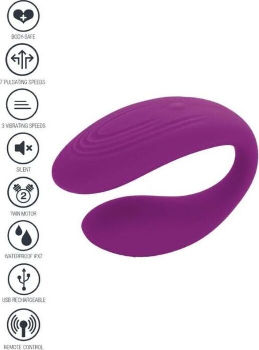 Vibrador XOCOON Bound Love Morado para Parejas Vibrador XOCOON Bound Love Morado para Parejas