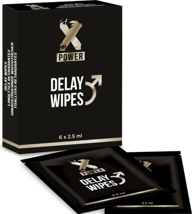 Retardant XPOWER - DELAY WIPES pour une performance prolongée Retardant XPOWER - DELAY WIPES pour une performance prolongée