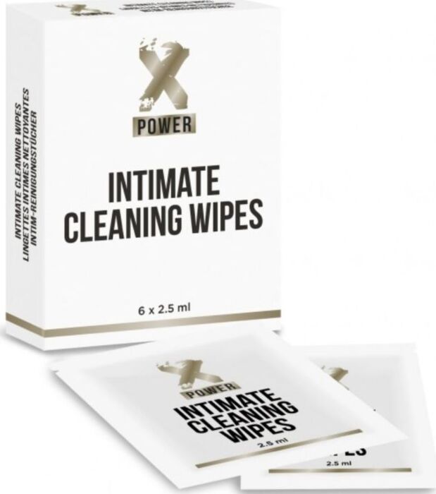 Xpower - intimate cleaning wipes toallitas limpieza intima 6 unidades