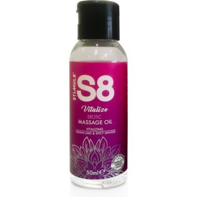 S8 aceite de masaje vitalice: lima omani y jengibre picante - 50ml