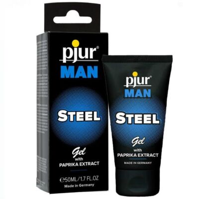 homme acier Pjur gel en tube 50ml