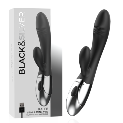 Vibrateur Rabbit Black&Silver Kaleb | Plaisir ultime