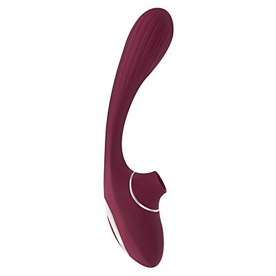 Vibromasseur point G et succion S Pleasures Dual Suction