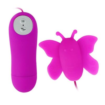 Oeuf Vibrant Papillon Rose 12 Vitesses