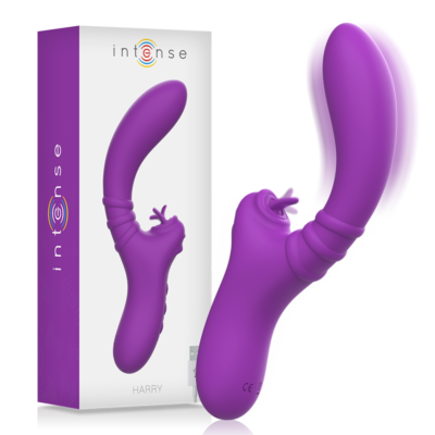 Vibro langue flexible violet