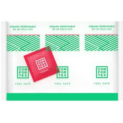 Draps jetables avec préservatif à la fraise