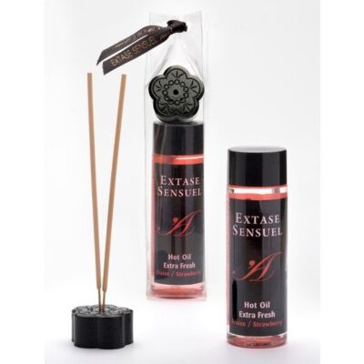 Huile de massage fraîcheur à la fraise