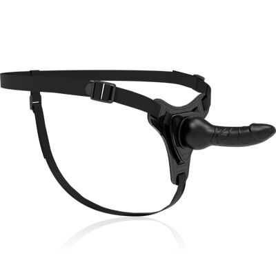 Fetish submissive arnãs silicona negro realistic 16cm