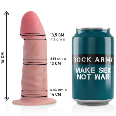 Dildo Rockarmy DualDens 14cm -> Dildo Rockarmy DualDens 14cm