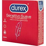 Préservatifs DUREX Sensitive 3 unités - Fins et lubrifiés