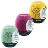 Pack 3 masturbateurs SATISFYER EGGS Hydro‑Active