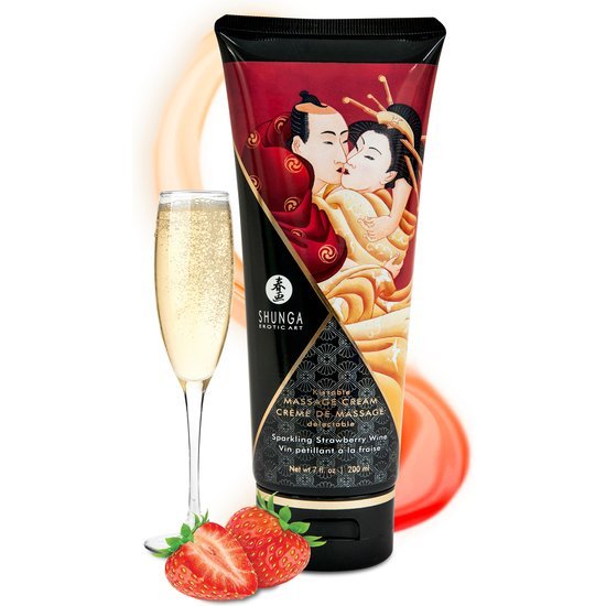 Crème Massage Fraises Champagne