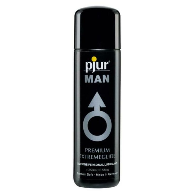 Pjur Man Premium Lubrifiant 250 ml - Base de Silicone et Longue Durée