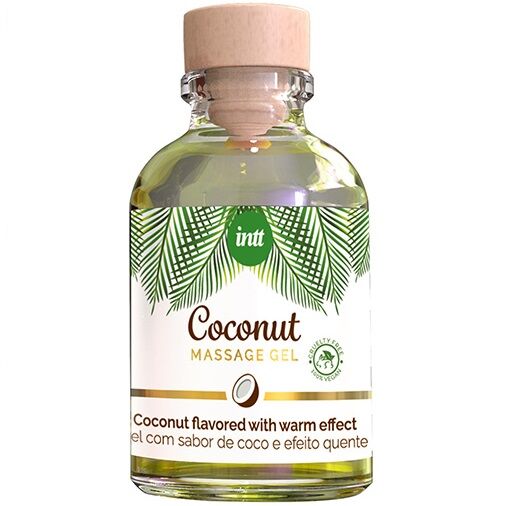 Gel de massage Intt Vegan à la Noix de Coco avec Effet Chaud 30ml