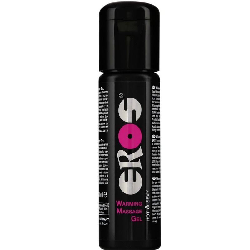 Gel de Massage Eros Effet Chaleur 100 ml - Gel de massage à effet chauffant à base de glycérine.