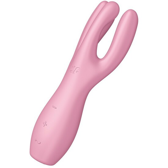 Satisfyer Threesome 3 Vibromasseur Rose - 3 Moteurs Puissants