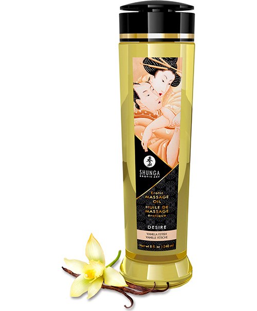 Huile de massage Shunga Désiré - Vainille 240 ml